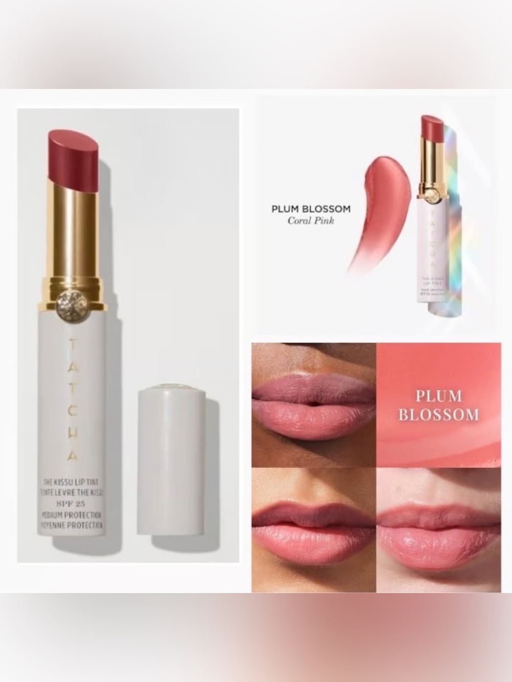 Tatcha The Kissu Lip Tint in Plum Blossom - BNIB!
